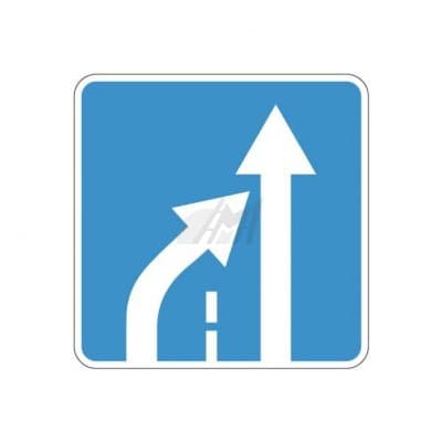 купить дорожный знак 5.15.5д, 5.15.6д Конец полосы в Ставрополе